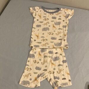 Children's Animal Print Pajama Set